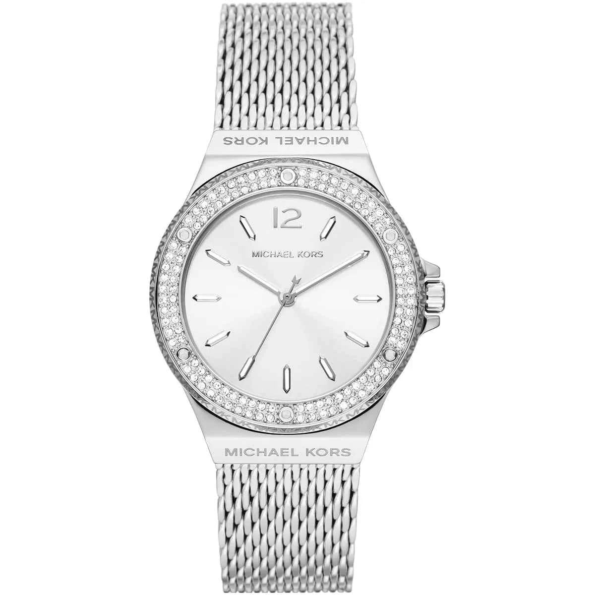 Michael Kors Lennox MK7337 Women's White Dial Silver Stainless Steel Watch