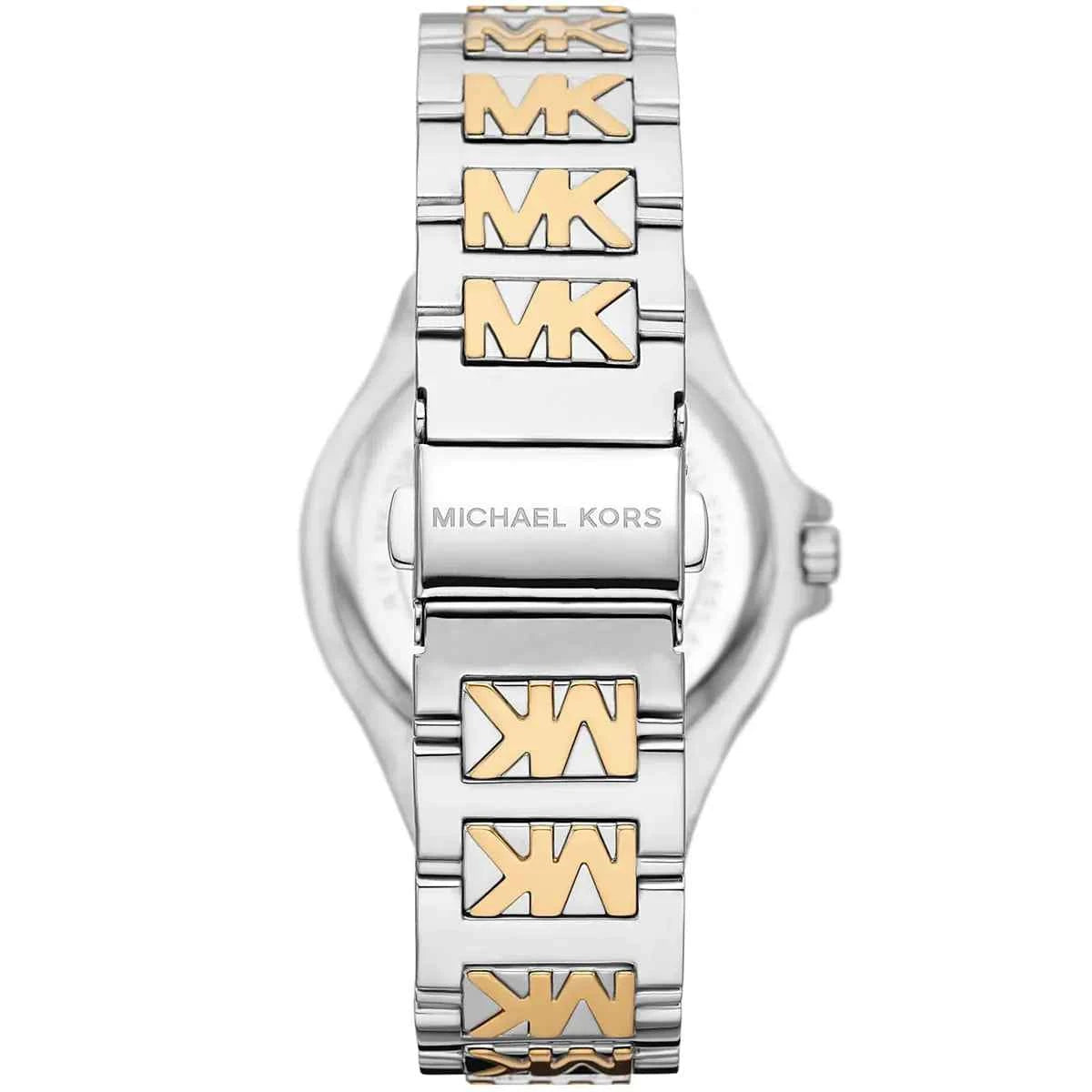 Michael Kors Lennox MK7338 Women's White Dial Silver & Gold Stainless Steel Watch