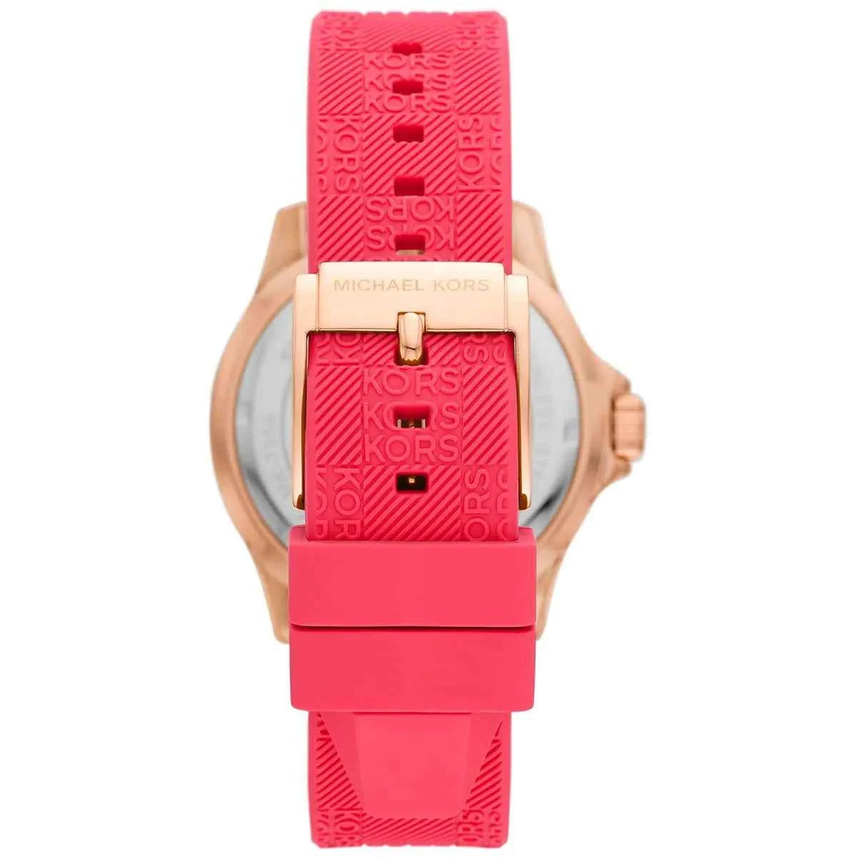 Michael Kors Everest MK7359 Women's Rose Gold Dial Pink Silicone Watch