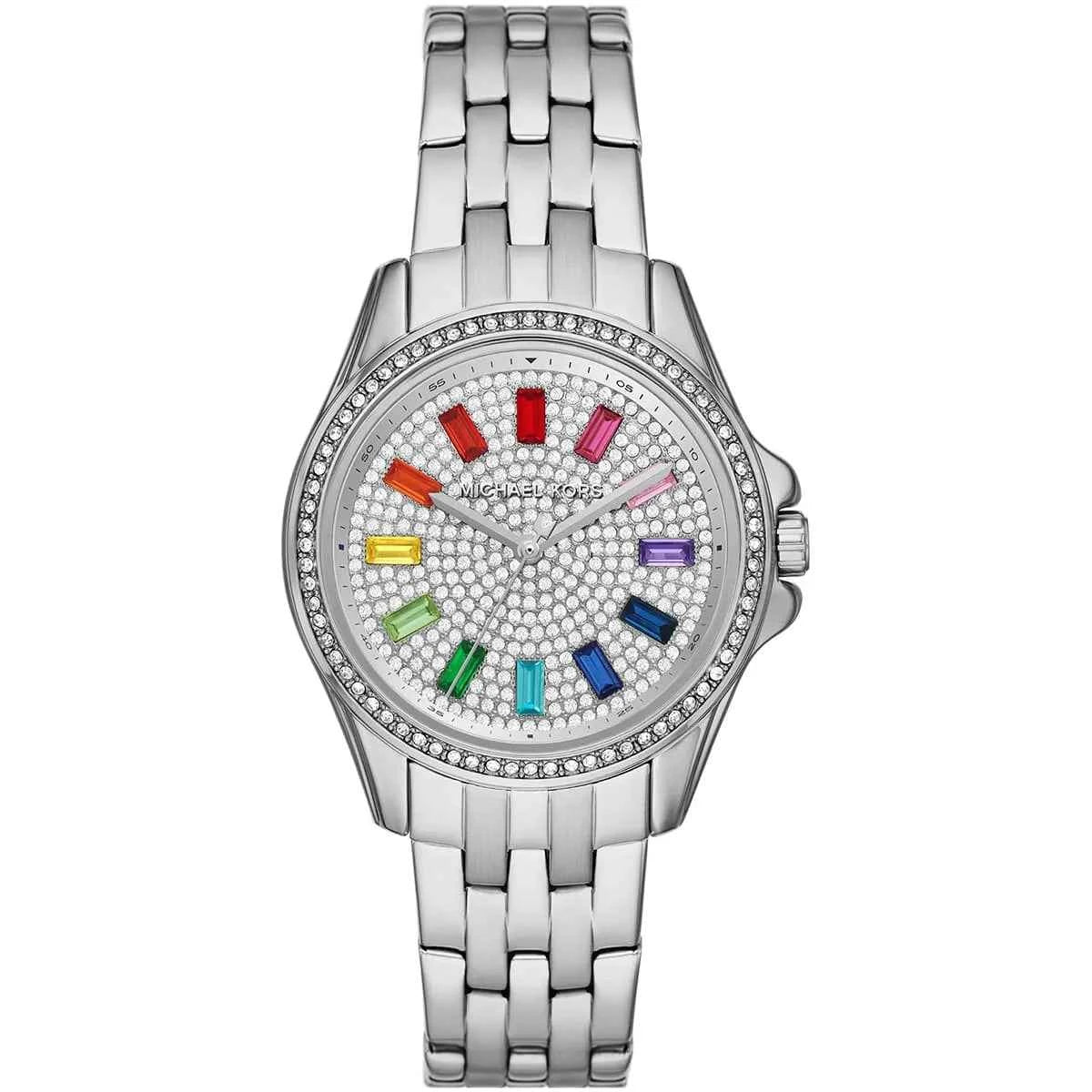 Michael Kors Pilot MK7368 Women's Silver Dial Silver Stainless Steel Watch