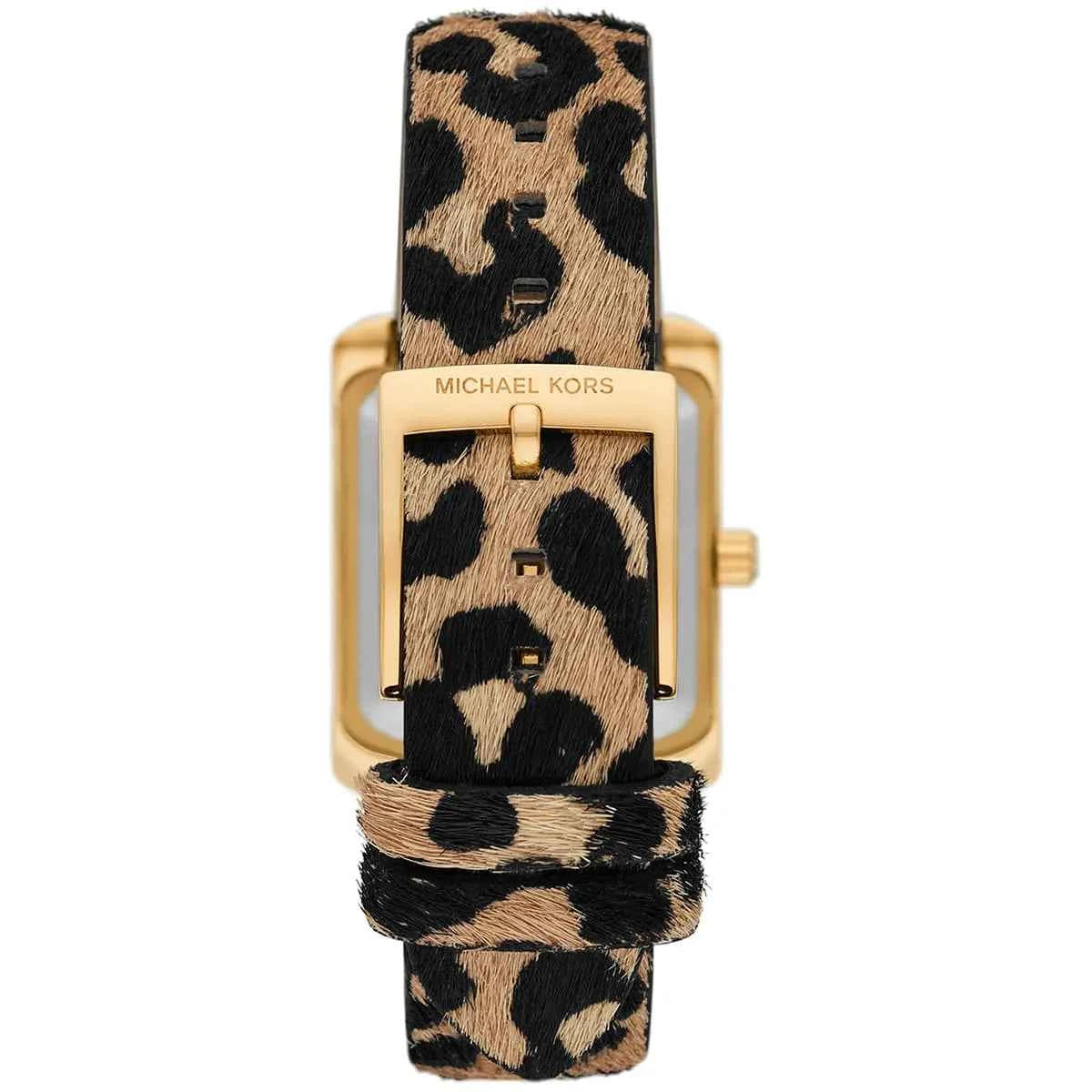 Michael Kors Emery MK7387 Women's Black Dial Brown Leather Watch