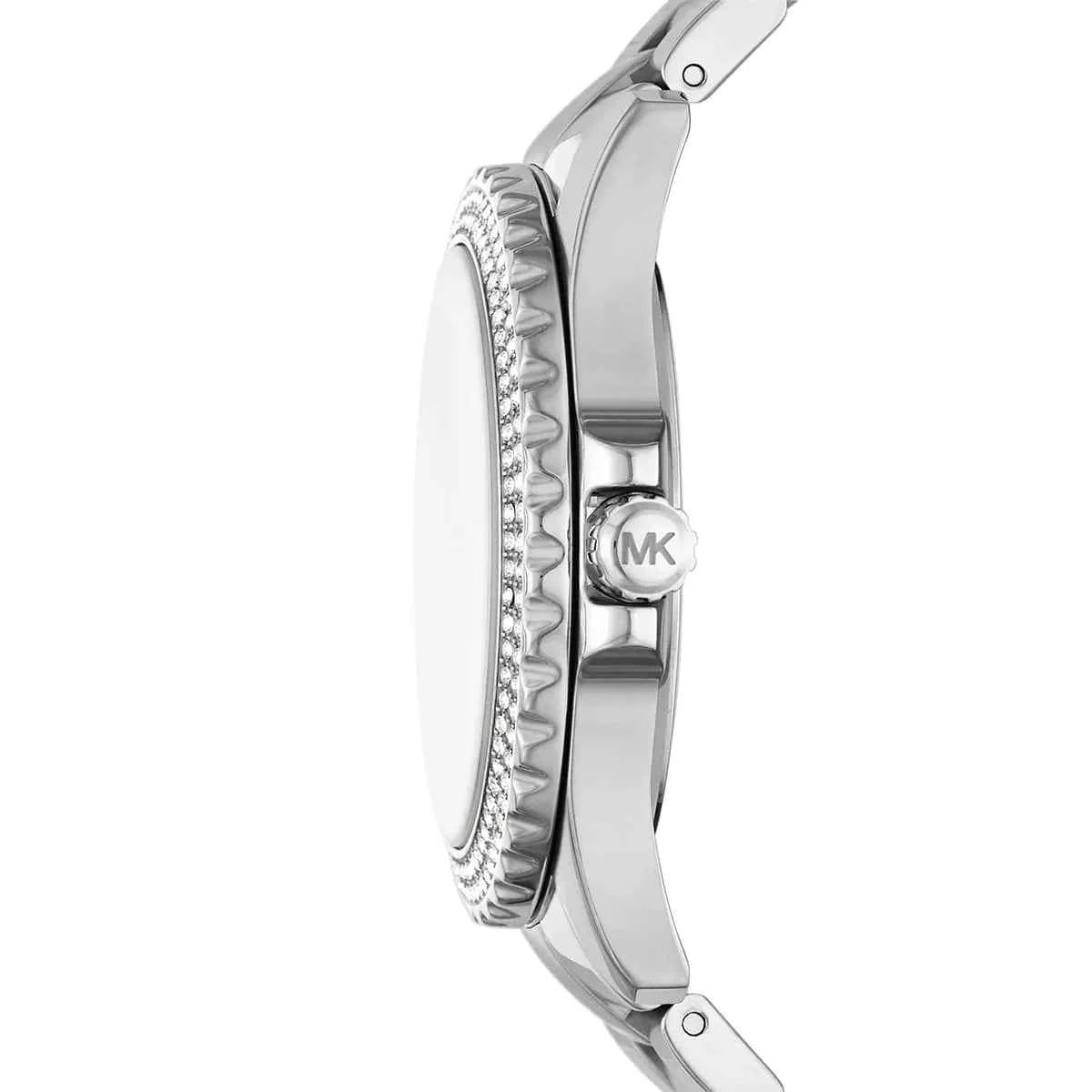 Michael Kors Everest MK7403 Women's White Dial Silver Stainless Steel Watch