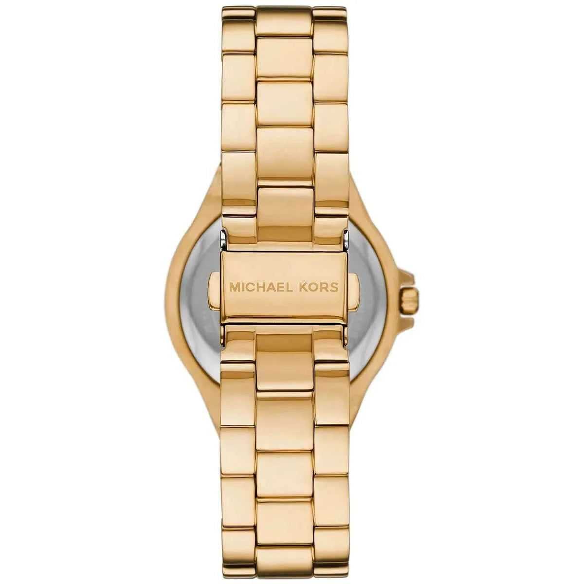 Michael Kors Lennox MK7404 Women's Black Dial Gold Stainless Steel Watch