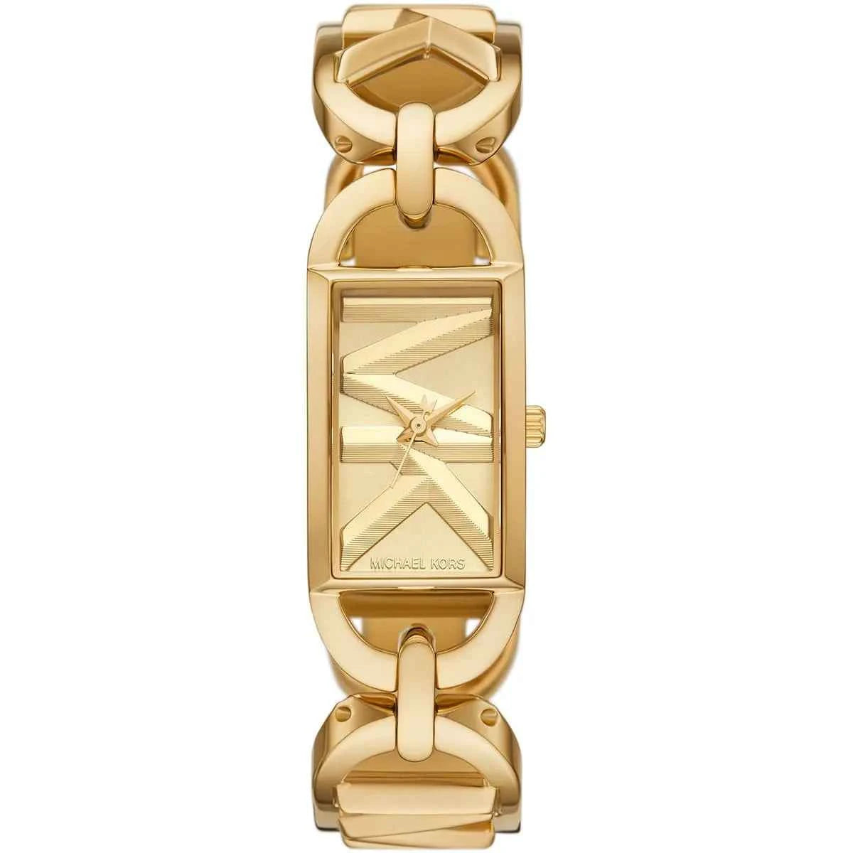 Michael Kors Empire MK7406 Women's Gold Dial Gold Stainless Steel Watch