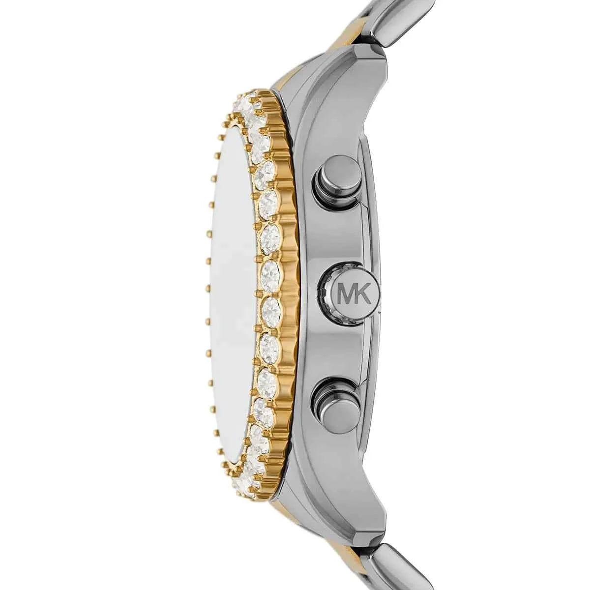 Michael Kors Everest MK7415 Women's White Dial Two-Tone Stainless Steel Watch