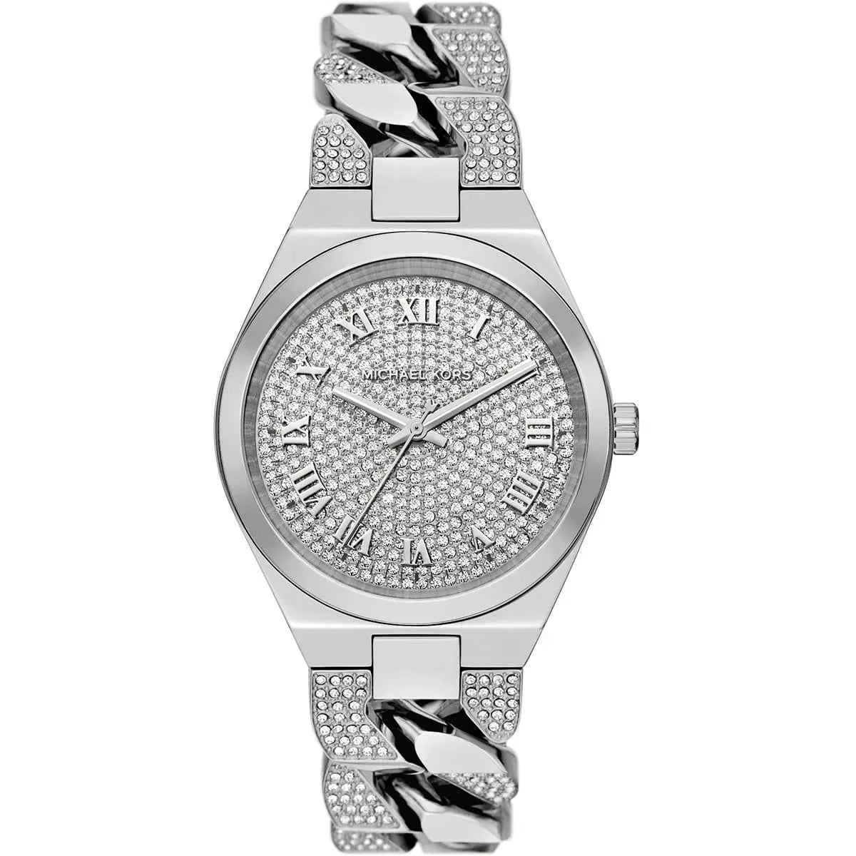 Michael Kors Lennox MK7488 Women's Silver Pave Watch