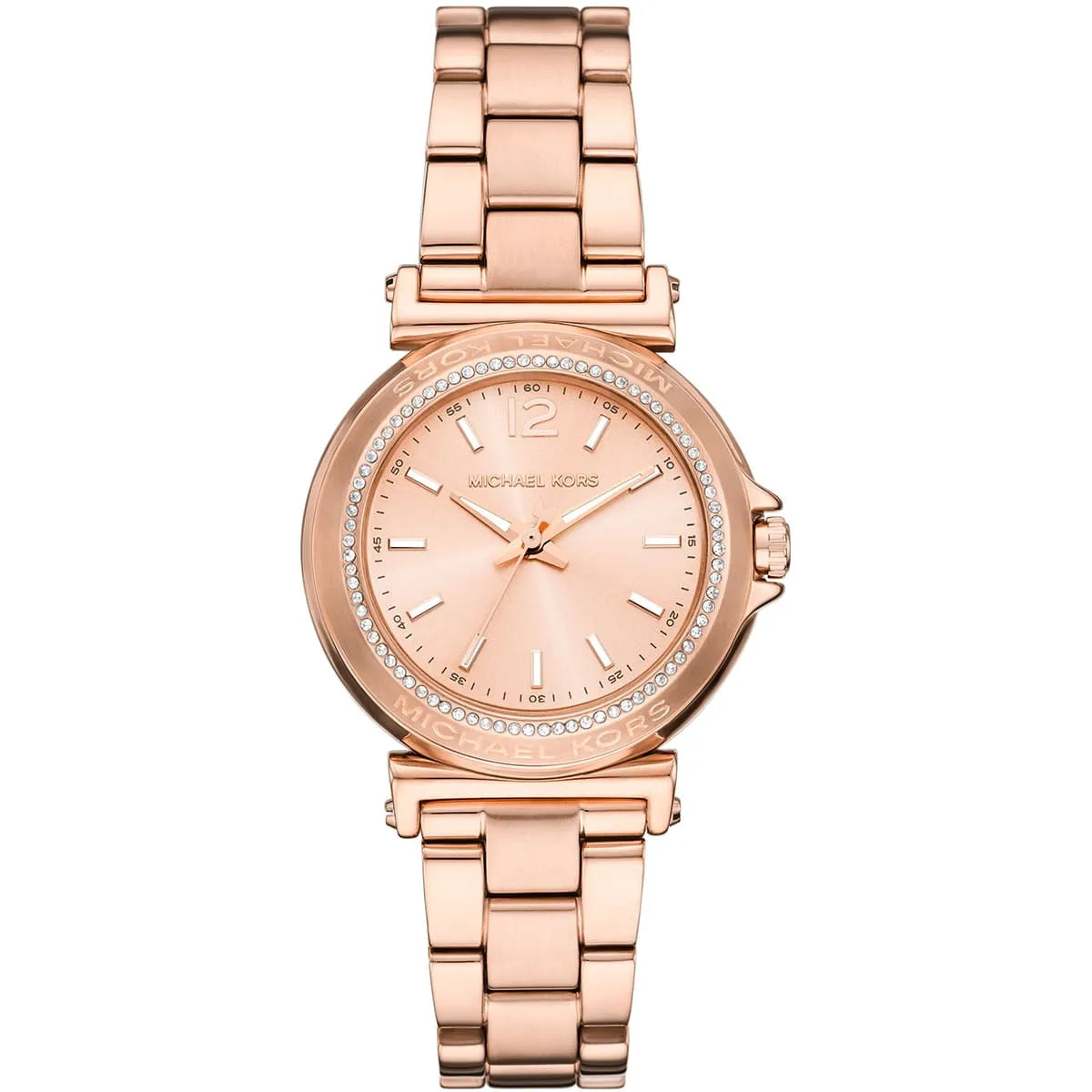Michael Kors Maren MK7491 women's rose gold pavé watch