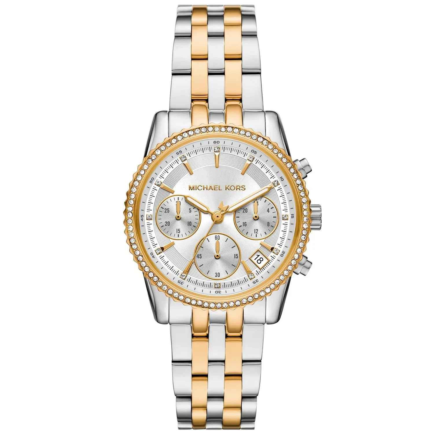 Michael Kors Ritz MK7532 Women's Two-Tone Chronograph Watch