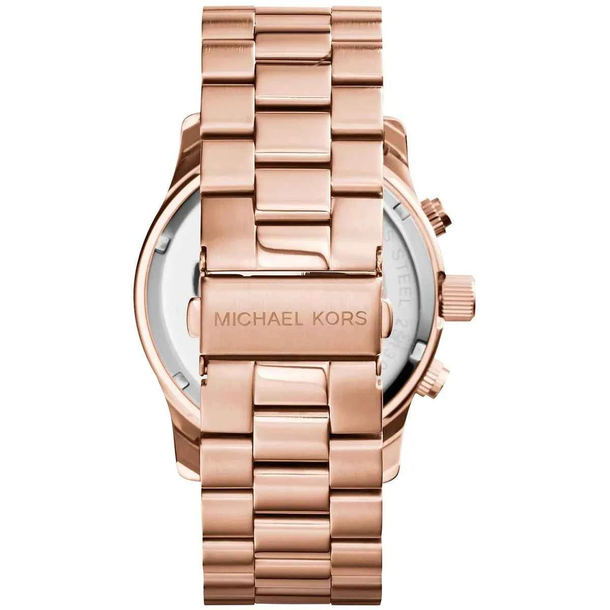 Michael Kors Runway MK8096 Men's Rose Gold Dial Rose Gold Stainless Steel Chronograph Watch