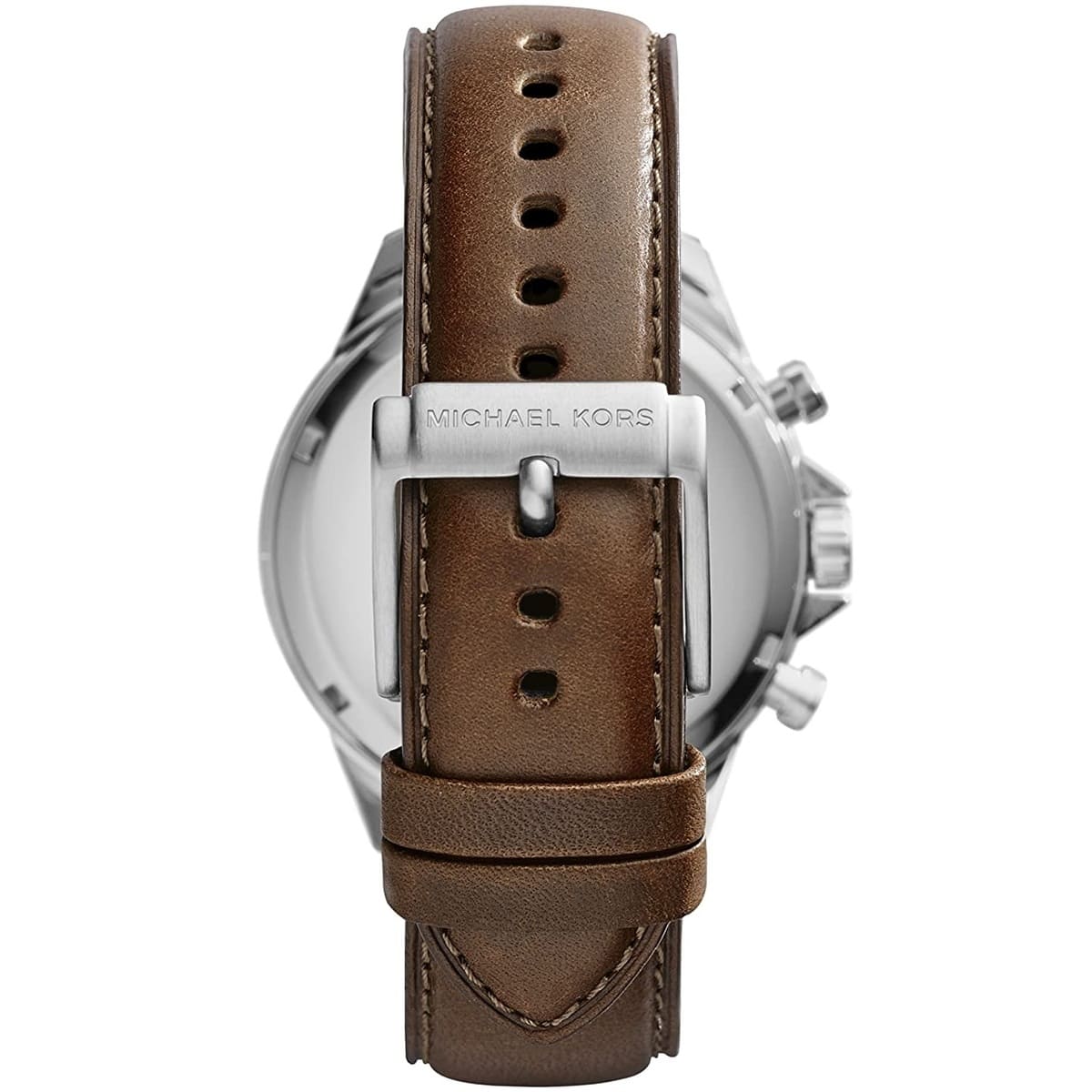 Back case of Michael Kors MK8362 quartz men's leather wristwatch