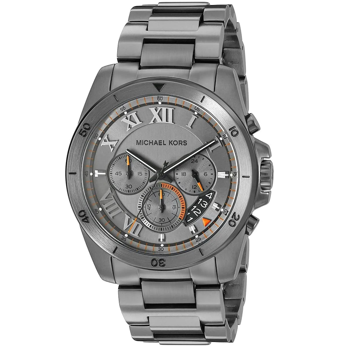 Michael Kors MK8465 gunmetal stainless steel bracelet watch