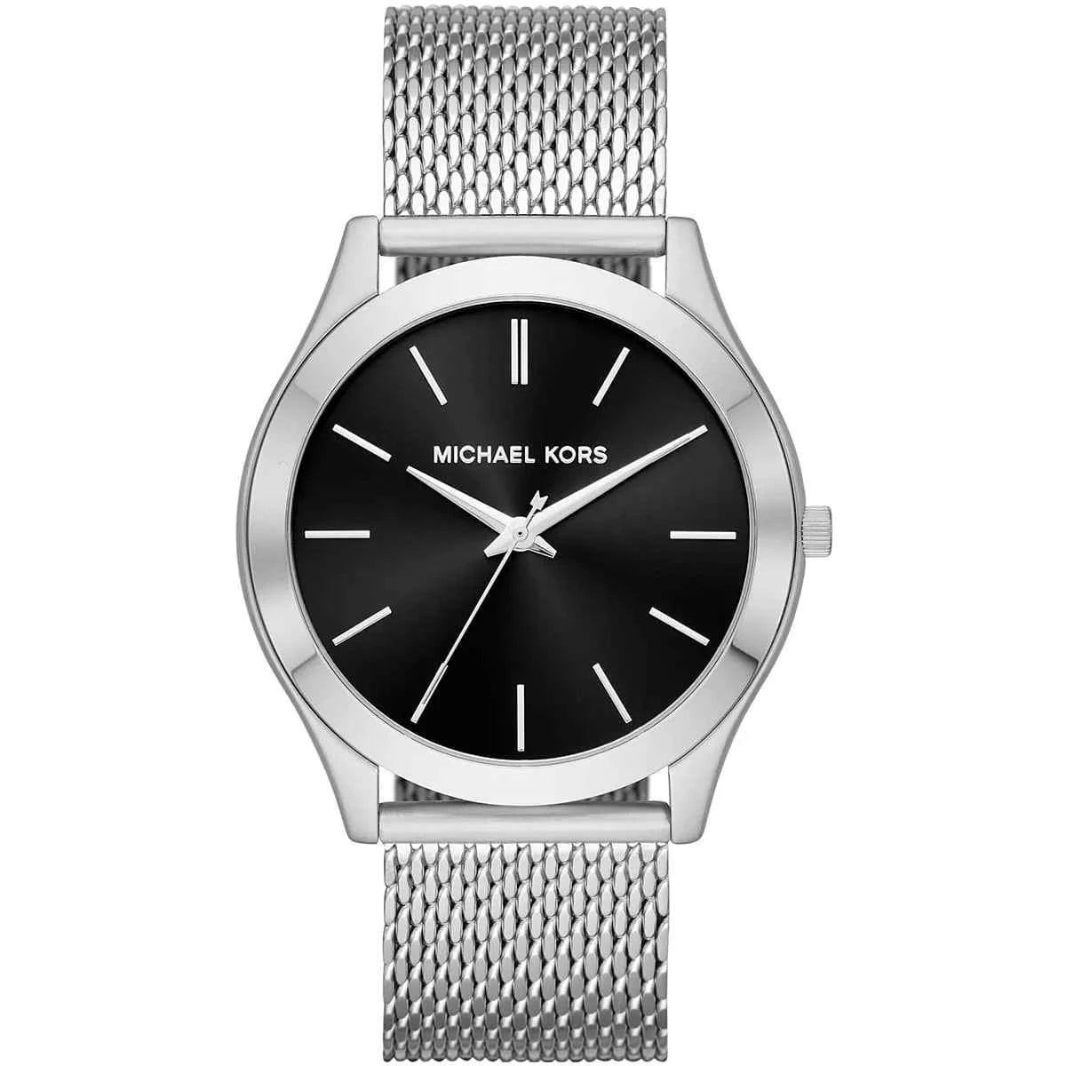 Michael Kors Runway MK8606 Men's Black Dial Silver Stainless Steel Watch