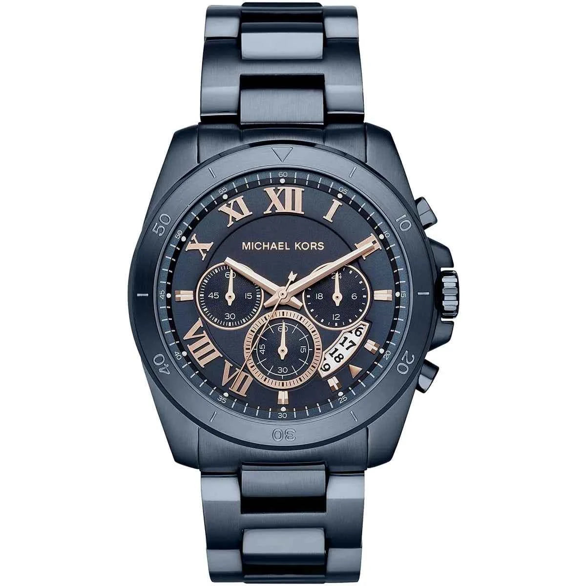 Michael Kors Brecken Men's Blue Stainless Steel Watch