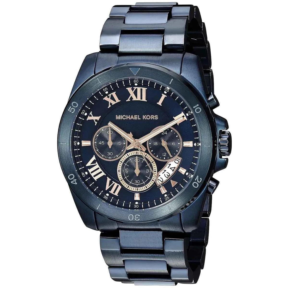 Michael Kors Brecken Men's Blue Stainless Steel Watch