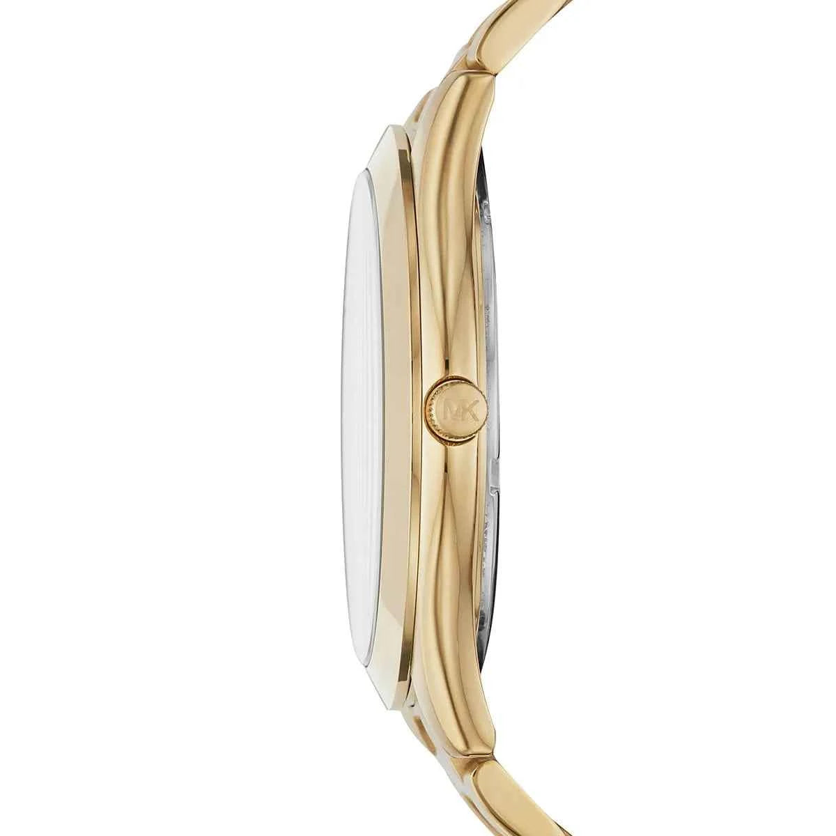 Michael Kors Runway MK8621 Men's Black Dial Gold Stainless Steel Watch