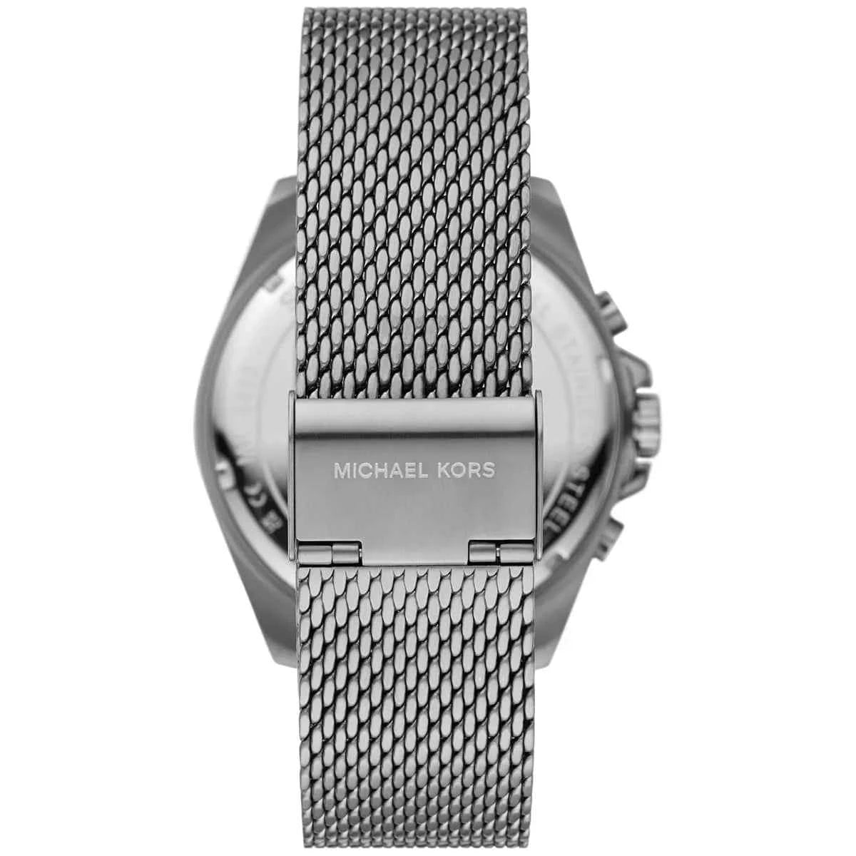 Michael Kors Brecken MK8868 Men's Gray Dial Gray Stainless Steel Chronograph Watch