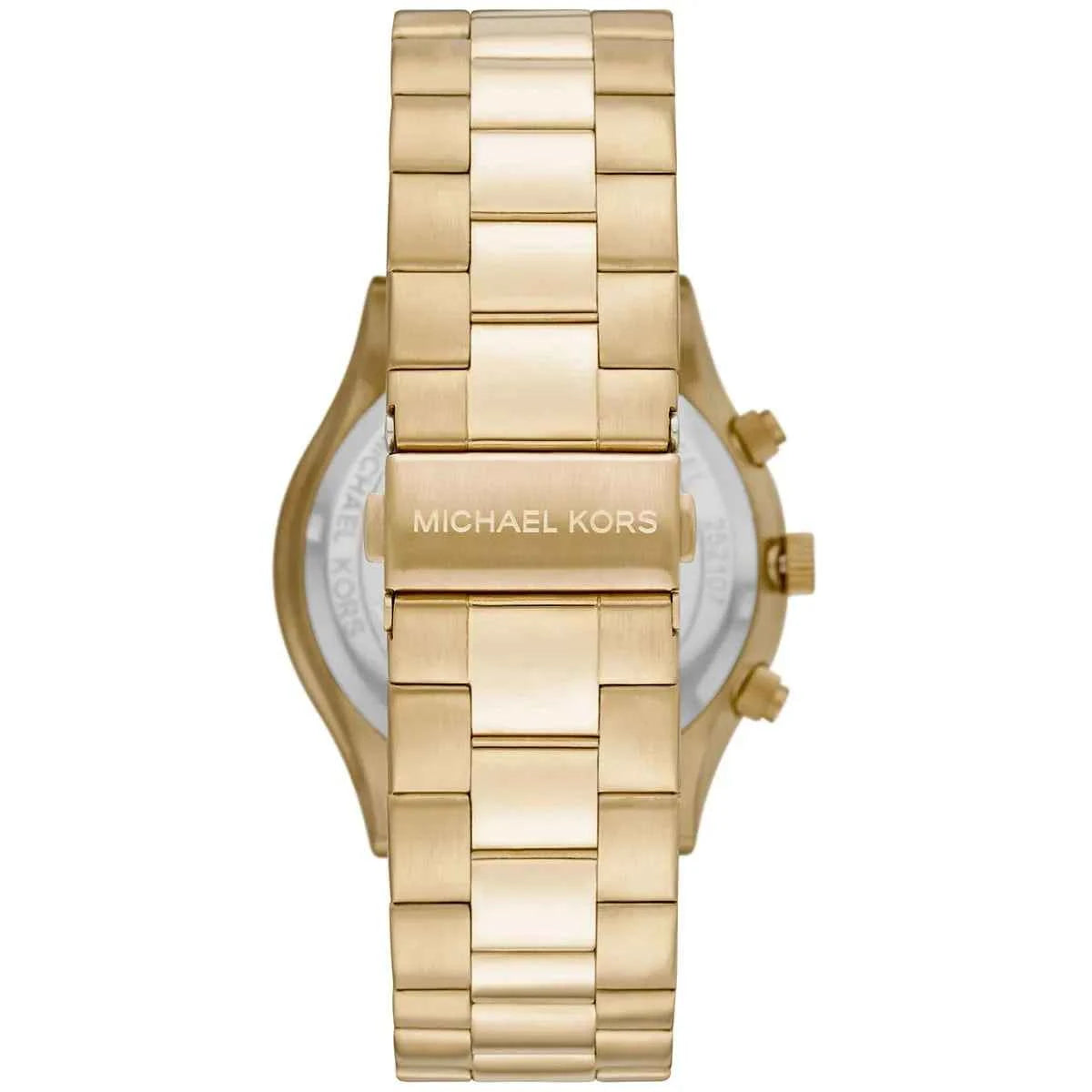 Michael Kors Runway MK8909 Men's Gold Dial Gold Stainless Steel Chronograph Watch