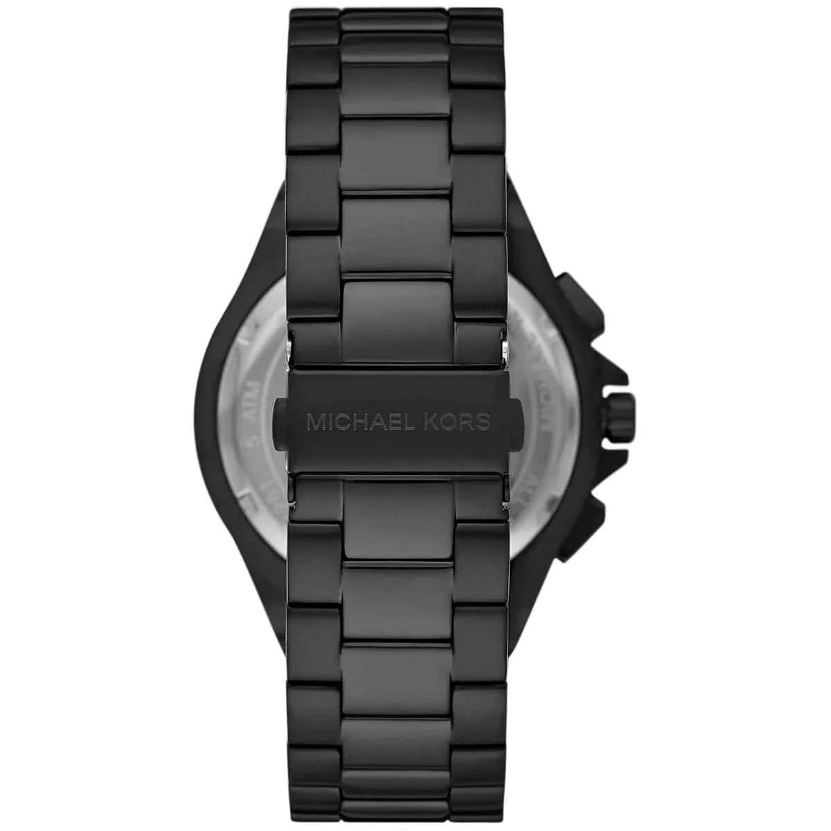 Michael Kors Lennox MK8941 Men's Black Dial Black Stainless Steel Chronograph Watch
