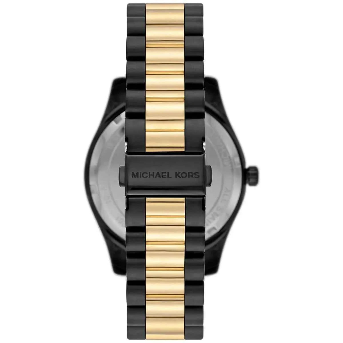 Michael Kors Lexington MK8948 Men's Black Dial Two-Tone Stainless Steel Watch