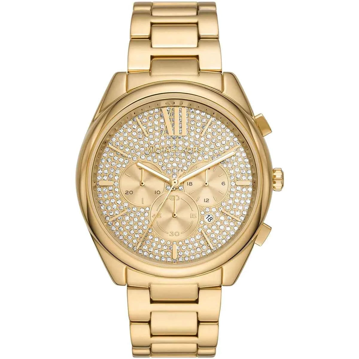 Michael Kors Janelle MK8995 Men's Gold Dial Chronograph Watch