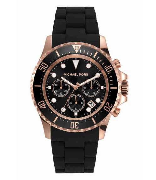 Michael Kors Everest MK9055 men's black chronograph watch