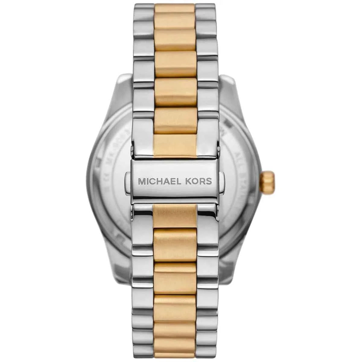 Michael Kors Lexington MK9063 Men's Green Dial Two-Tone Watch