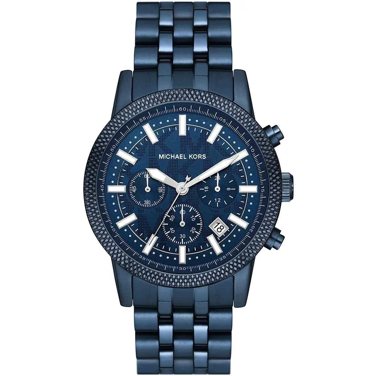 Michael Kors Hutton MK9088 Men's Blue Dial Chronograph Watch