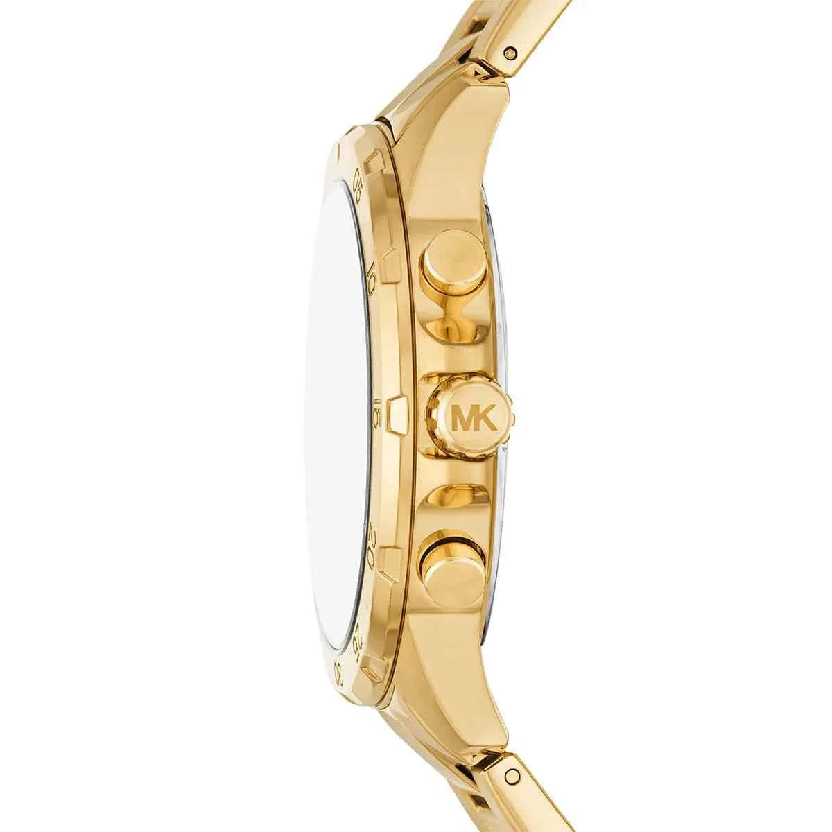 Michael Kors Grayson MK9108 Men's Black Dial Gold Chronograph Watch