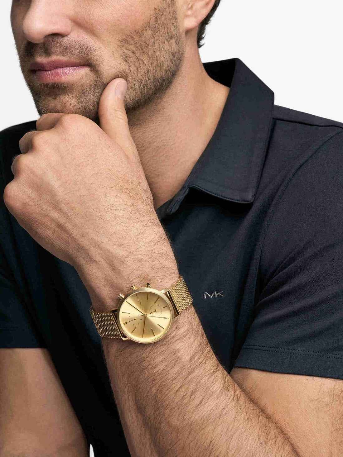 Michael Kors Blake MK9210 Men's Gold Mesh Watch 42mm
