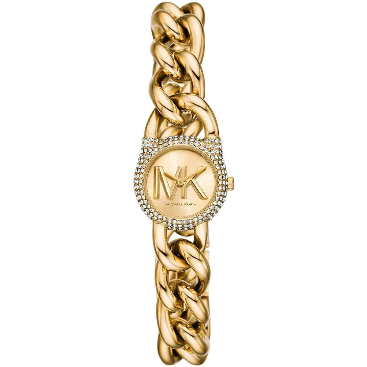 Michael Kors Hamilton MKO1067 Women's Gold Stainless Steel Watch 24mm