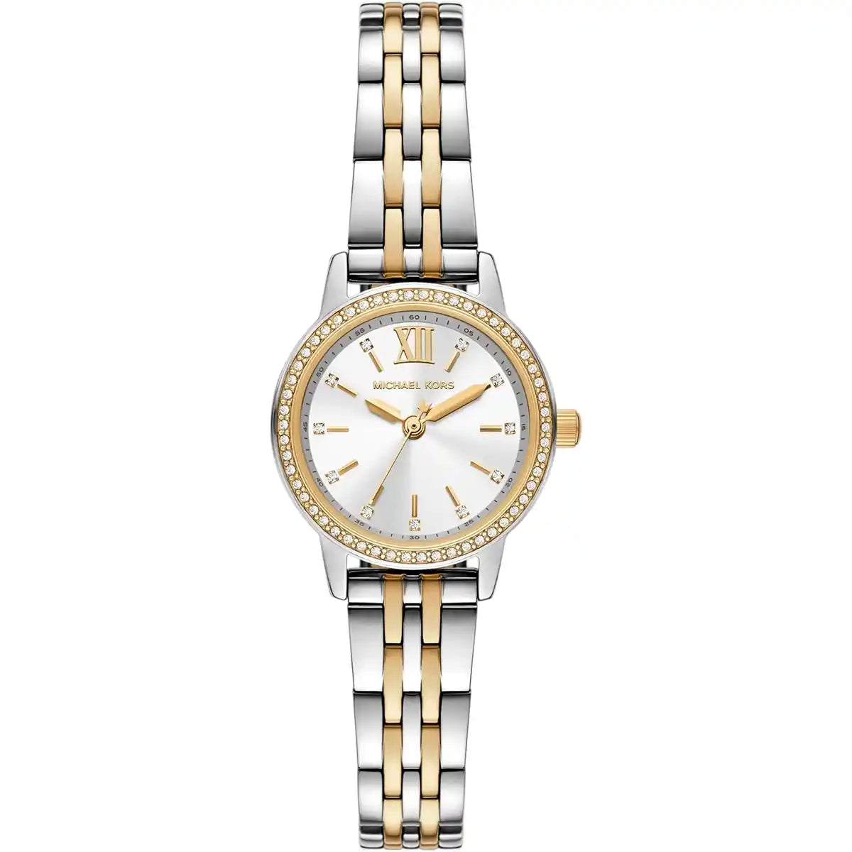 Michael Kors MKO1172 women's two tone stainless steel mini watch