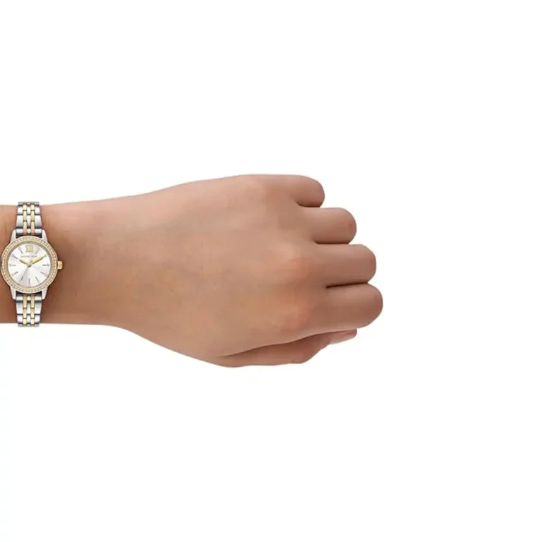 Michael Kors MKO1172 gold and silver tone women's wristwatch