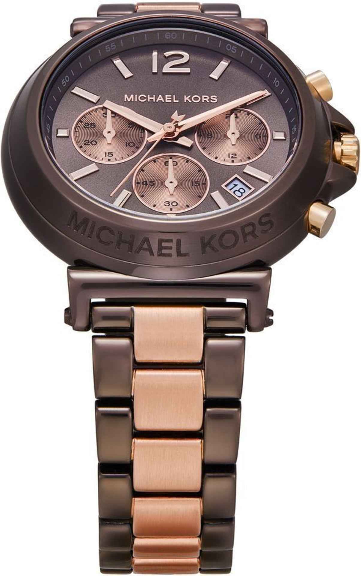 Michael Kors Maren MK7496 Women's Two-Tone Chronograph Watch
