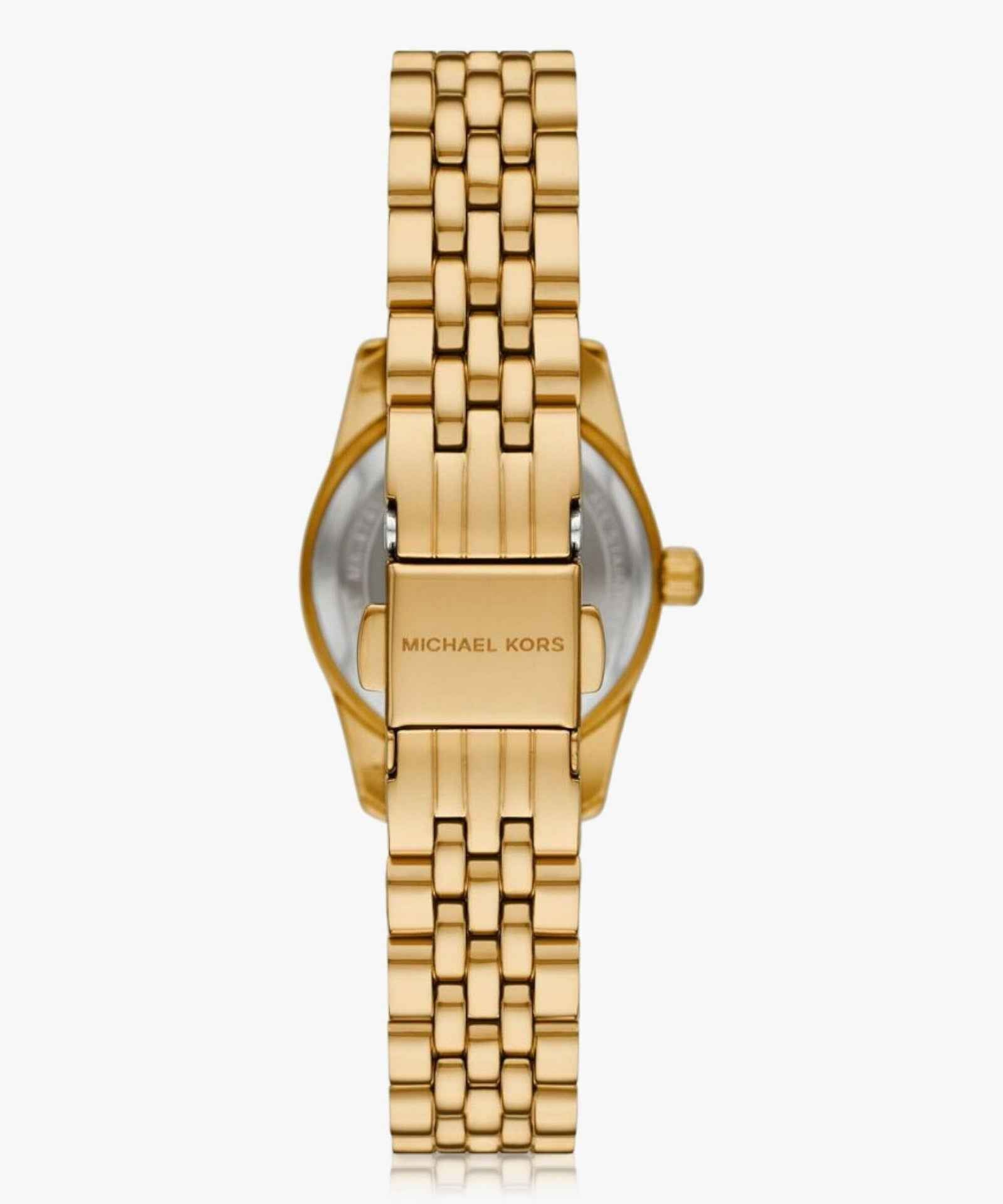 Michael Kors Petite Lexington MK3874 Women's Gold Dial Gold Stainless Steel Watch