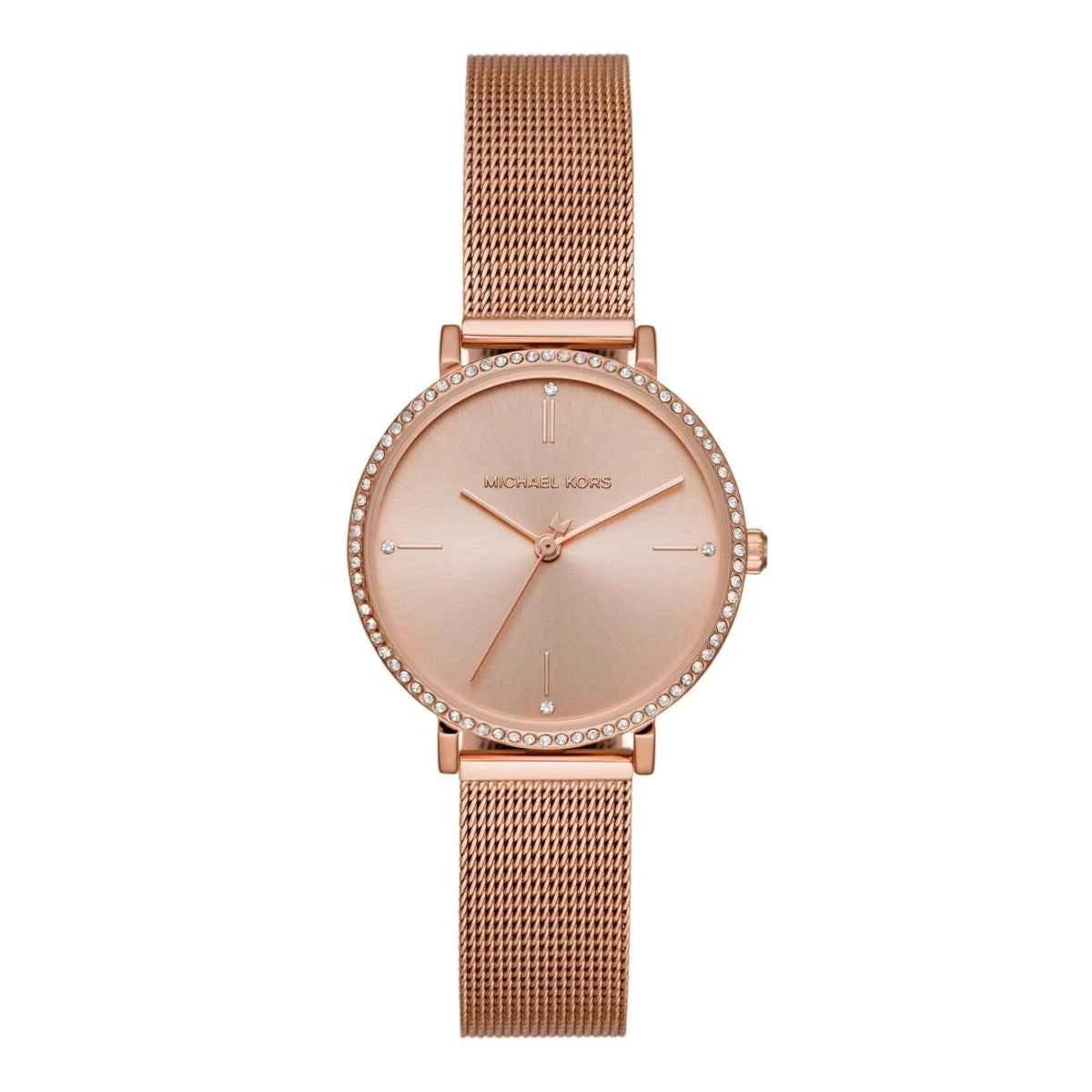 Michael Kors Jayne MK7122 Women's Rose Gold Dial Rose Gold Mesh Watch