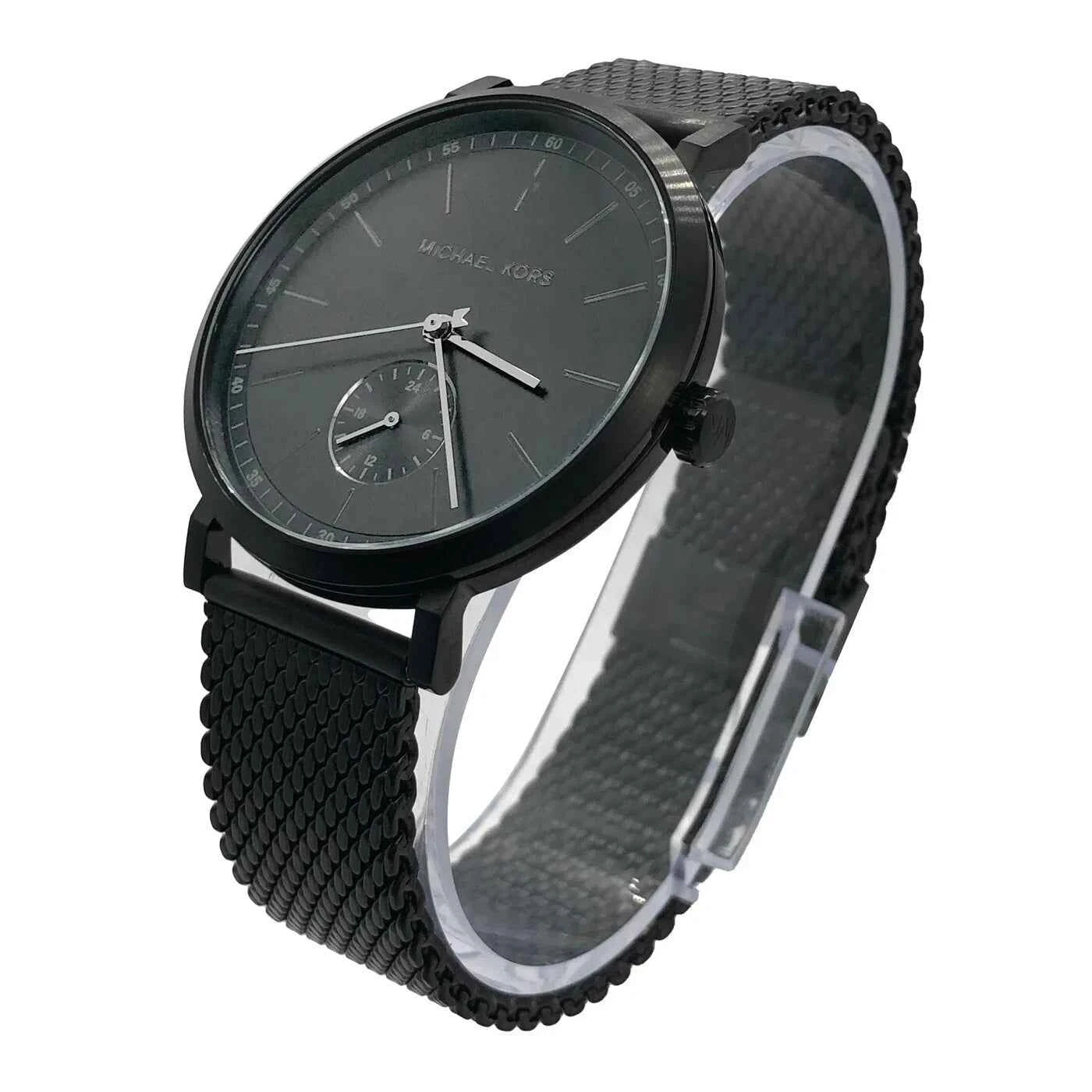 Michael Kors Irving MK8742 Unisex Black Dial Black Mesh Stainless Steel Watch