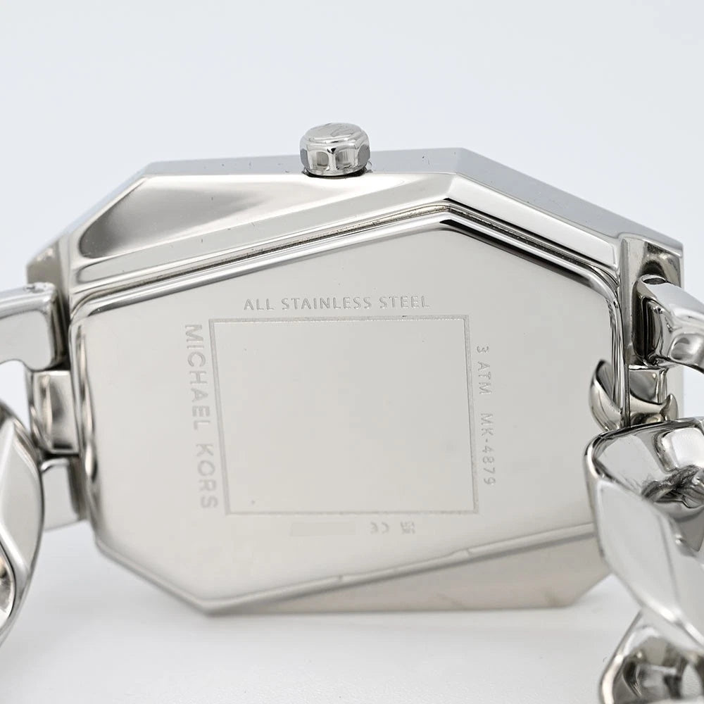 Michael Kors MK4879 luxury women's silver wristwatch