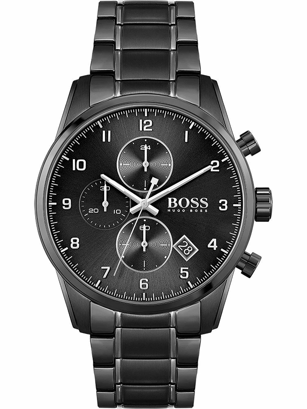 Hugo Boss Skymaster Watch HB1513785 Black Dial – Men’s Watch - Luxverse