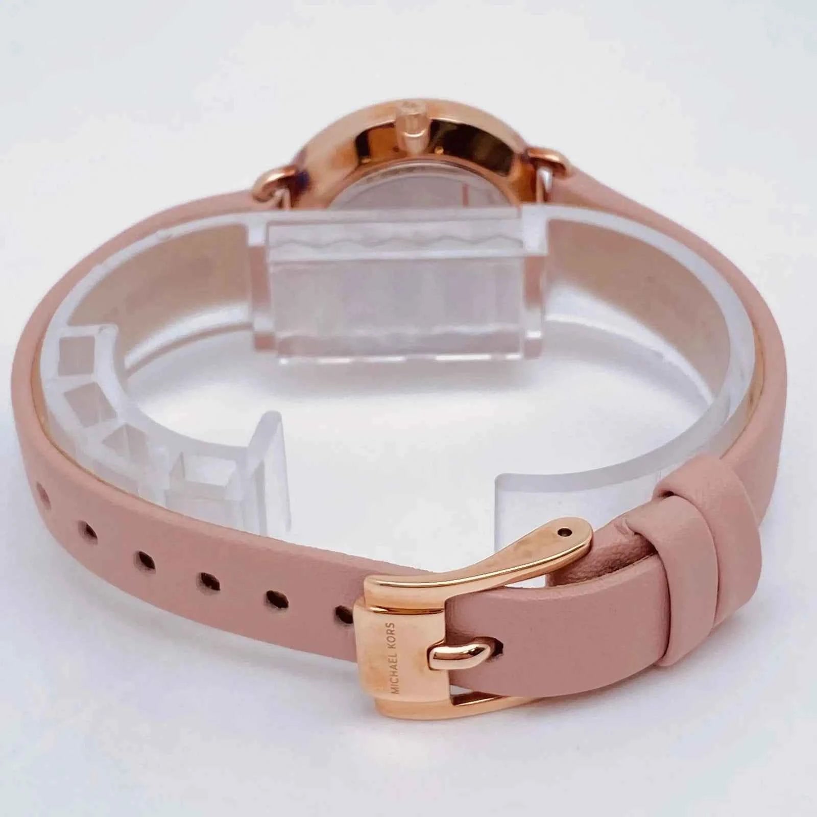 Michael Kors Portia MK2735 Women's White Dial Pink Leather Watch