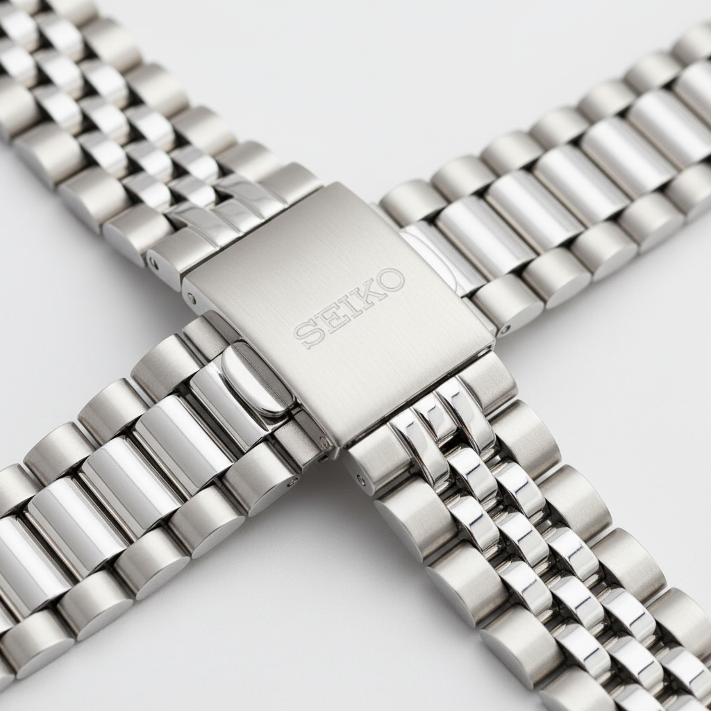 Seiko SSK046K1 clasp detail