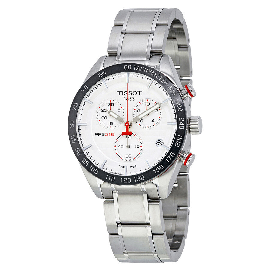 Tissot PRS 516 Chronograph Silver Dial T100.417.11.031.00 – Men’s Watch - Luxverse