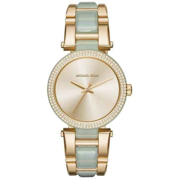 Michael Kors Delray MK4317 Women's Two-Tone Rose Gold Analog Watch