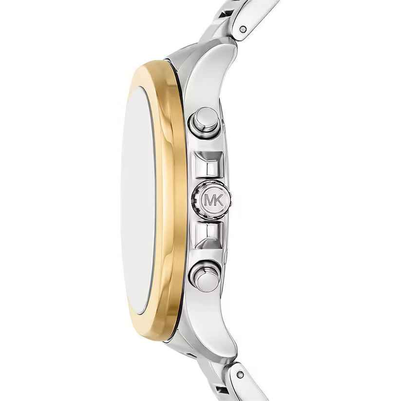 Michael Kors Sage MK9212 Men's Silver Black Watch 43mm