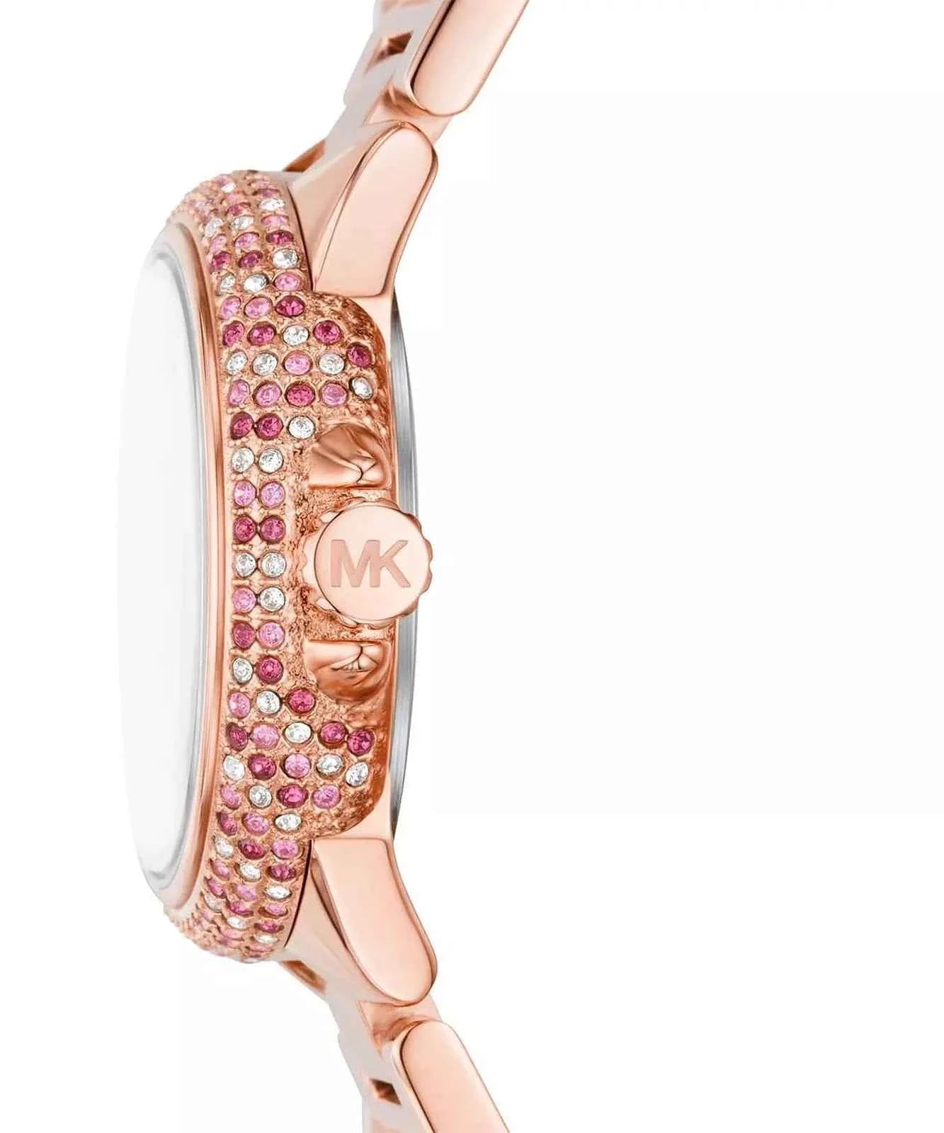 Michael Kors Camille MK7273 Women's Mother-of-Pearl Rose Dial Rose Gold Stainless Steel Watch