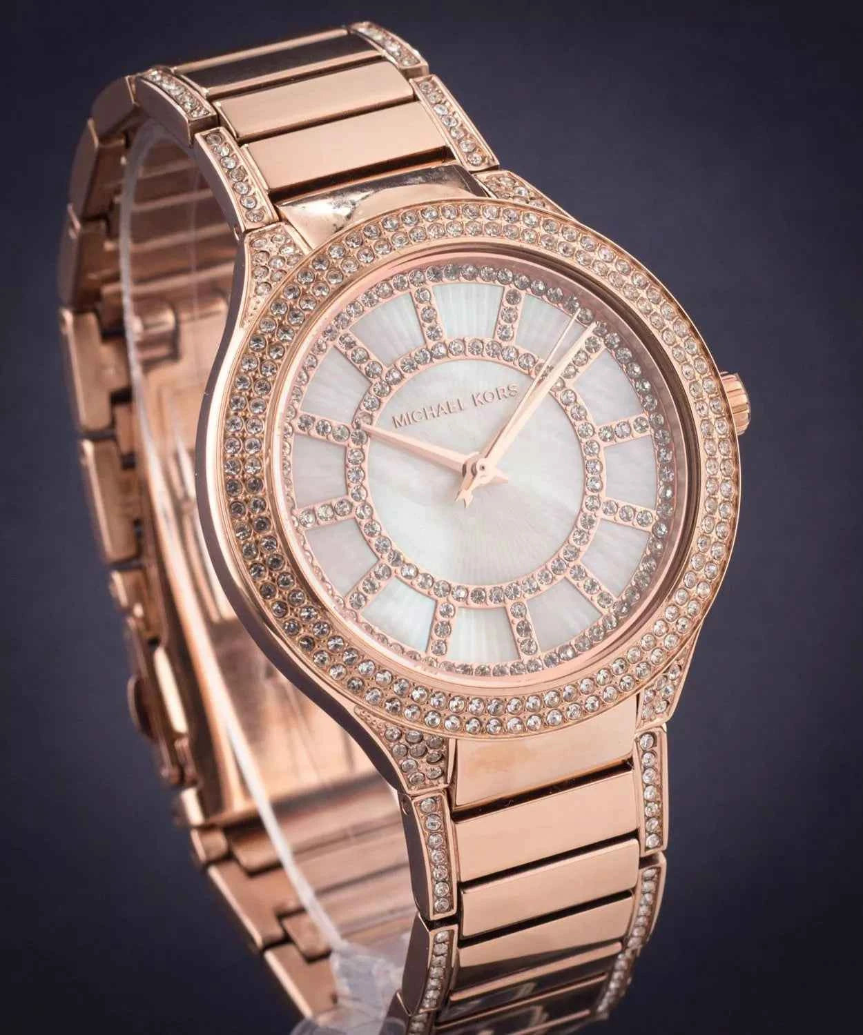 Michael Kors Kerry MK3313 Women's White Dial Rose Gold Stainless Steel Watch