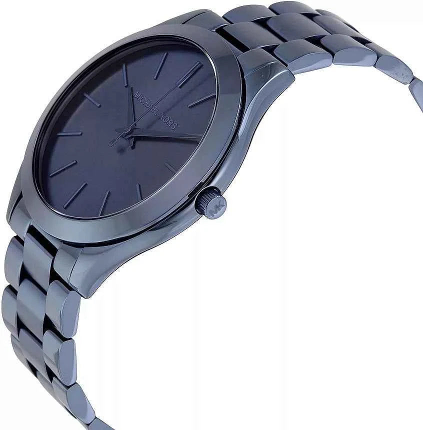 Michael Kors Slim Runway MK3419 Blue Dial Stainless Steel Watch