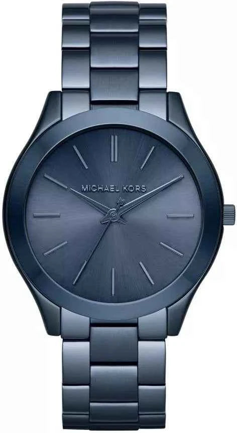 Michael Kors Slim Runway MK3419 Blue Dial Stainless Steel Watch