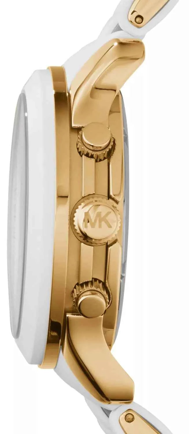 Michael Kors Chronograph MK5145 Women's White Stainless Steel Watch