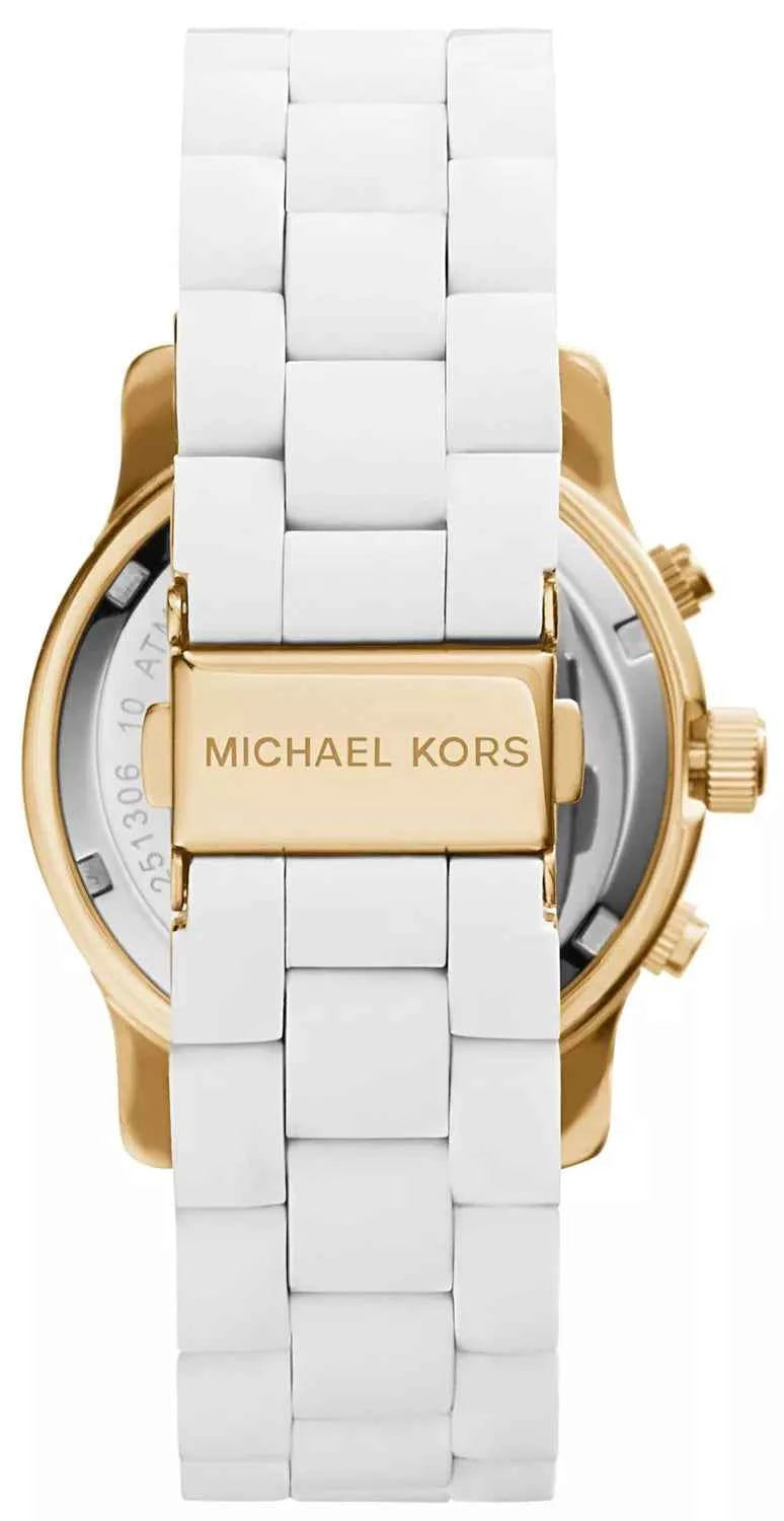 Michael Kors Chronograph MK5145 Women's White Stainless Steel Watch
