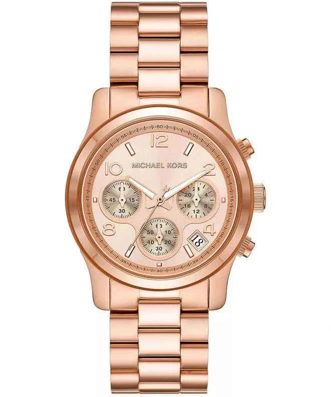 Michael Kors Runway Chronograph MK7324 Women's Rose Gold Stainless Steel Watch